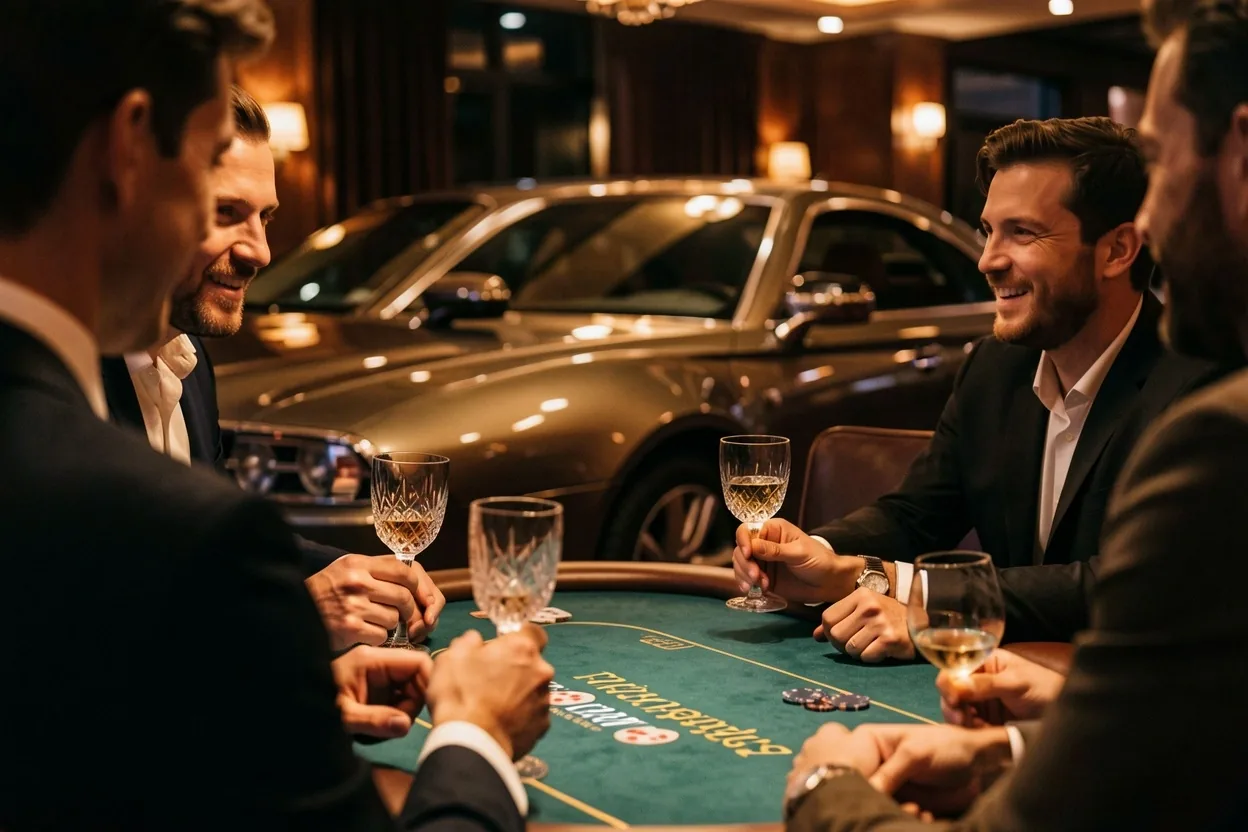 Vrijdagavond clubbijeenkomst in de lounge van Montavixs